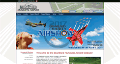 Desktop Screenshot of brantfordairport.ca